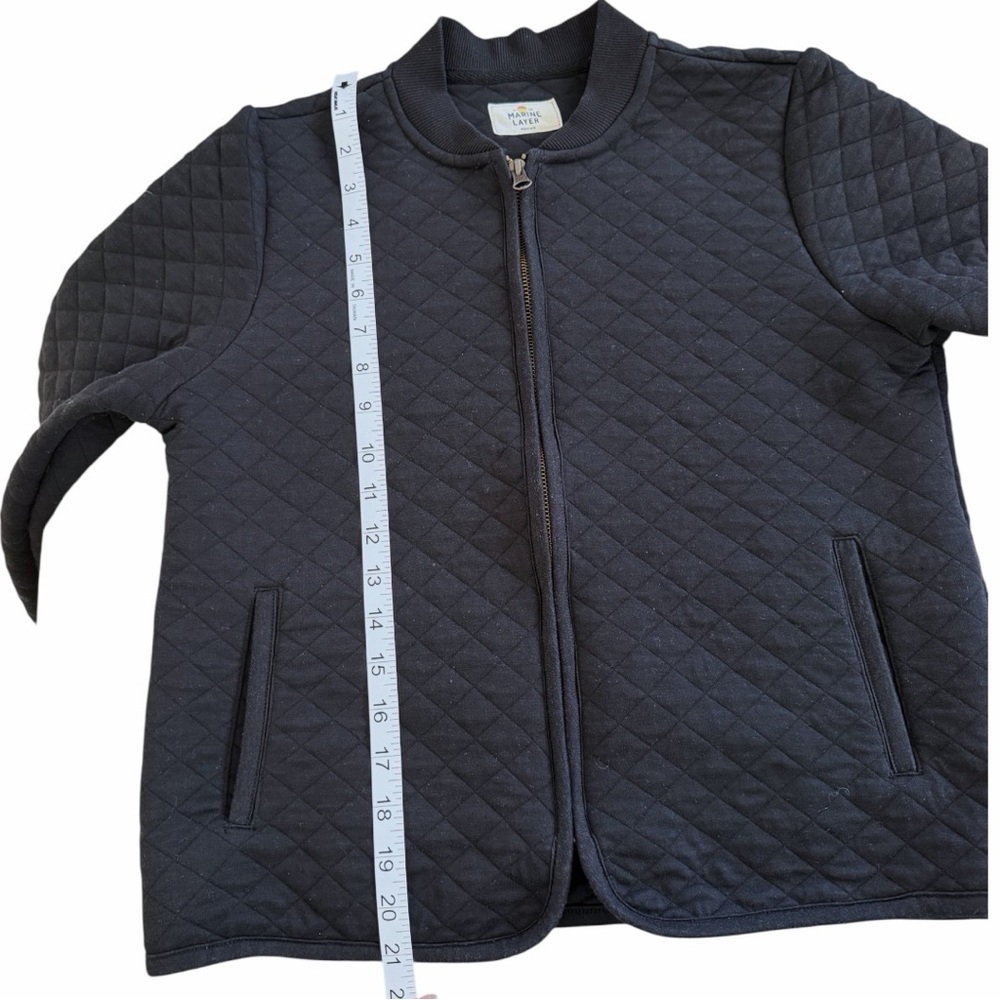 Marine Layer Quilted Full-Zip Bomber Jacket Size Medium - Picture 14 of 14